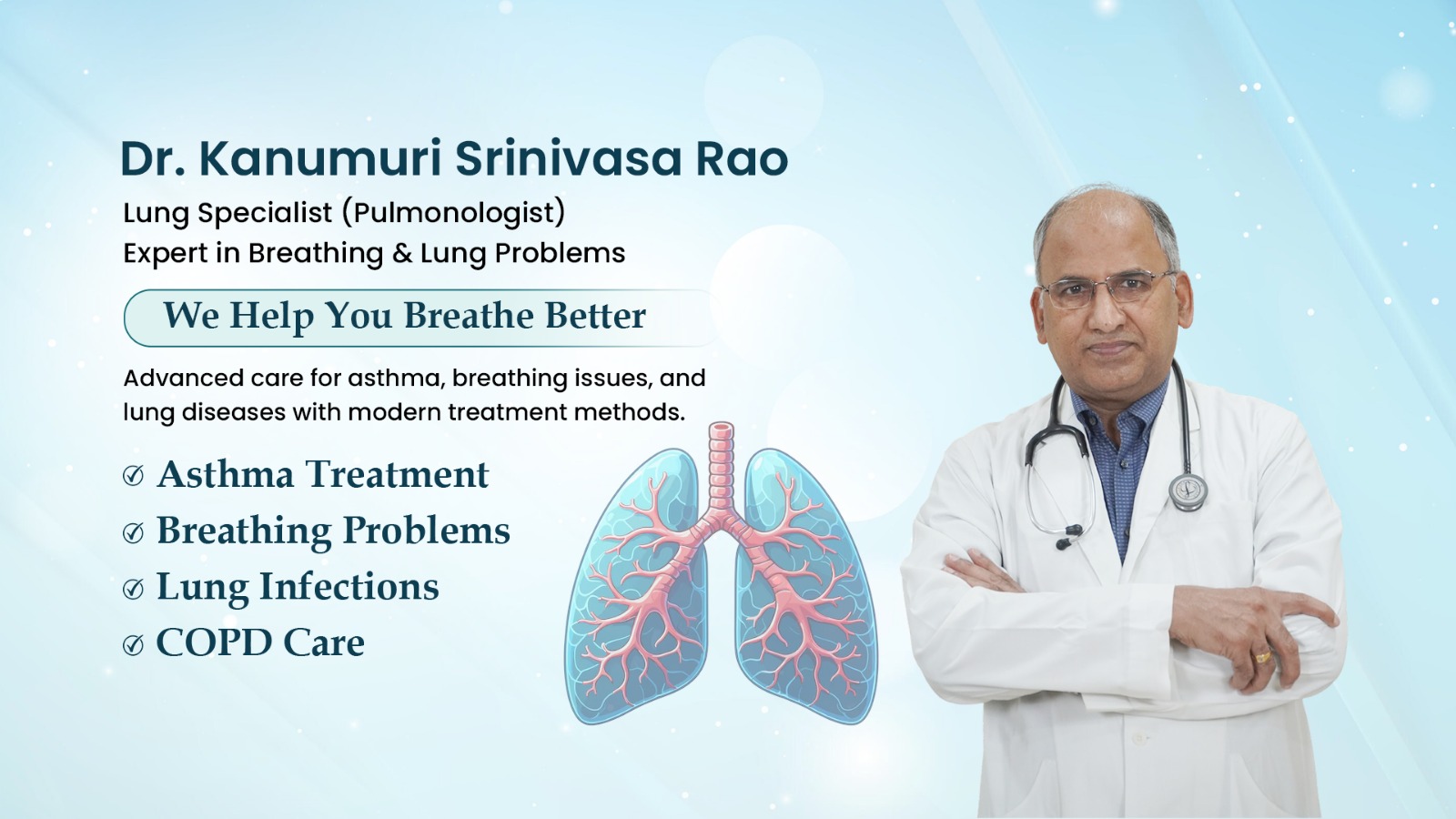 Dr. Kanumuri Srinivasa Rao (Pulmonology & Critical care)